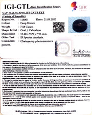 8.41 Ratti Natural Scapolite Cat's Eye with Govt. Lab Certified-(1221)